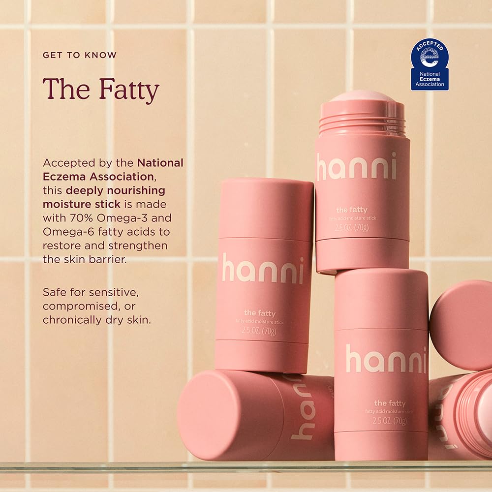 HANNI fatty close-up texture of balm demonstrating rich emollient feel