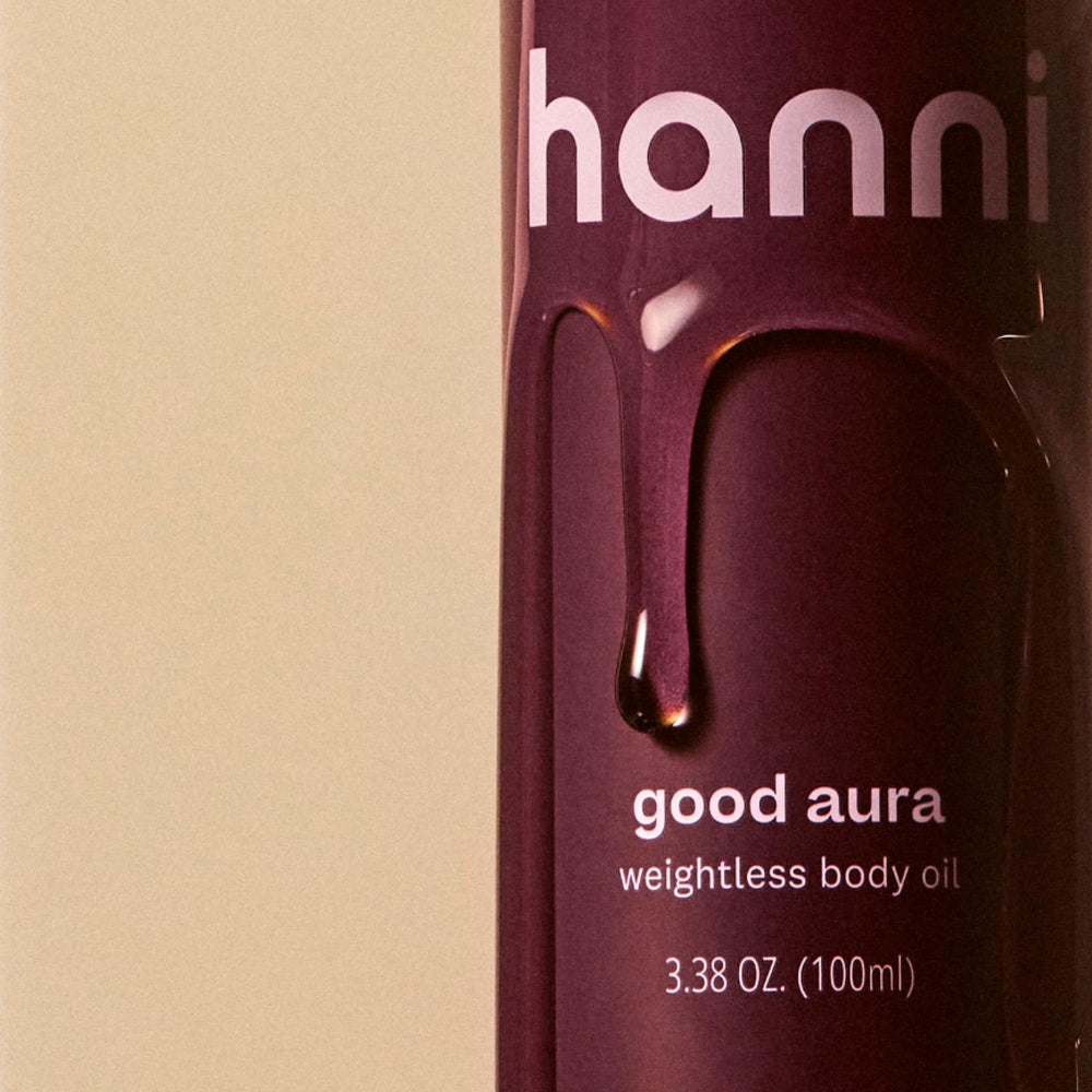 HANNI pump nozzle close-up highlighting easy dispensing benefit
