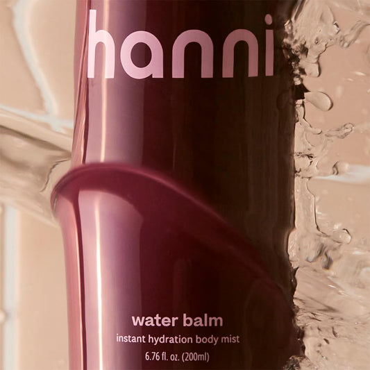 HANNI back label close-up highlighting ingredients and clean formulation benefits
