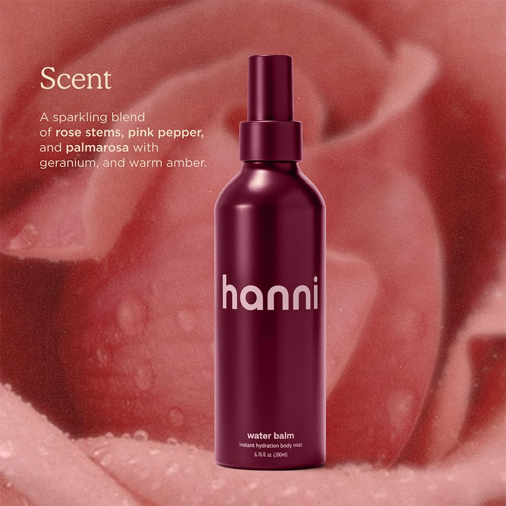 HANNI bottle on a nightstand suggesting daily routine hydration benefits