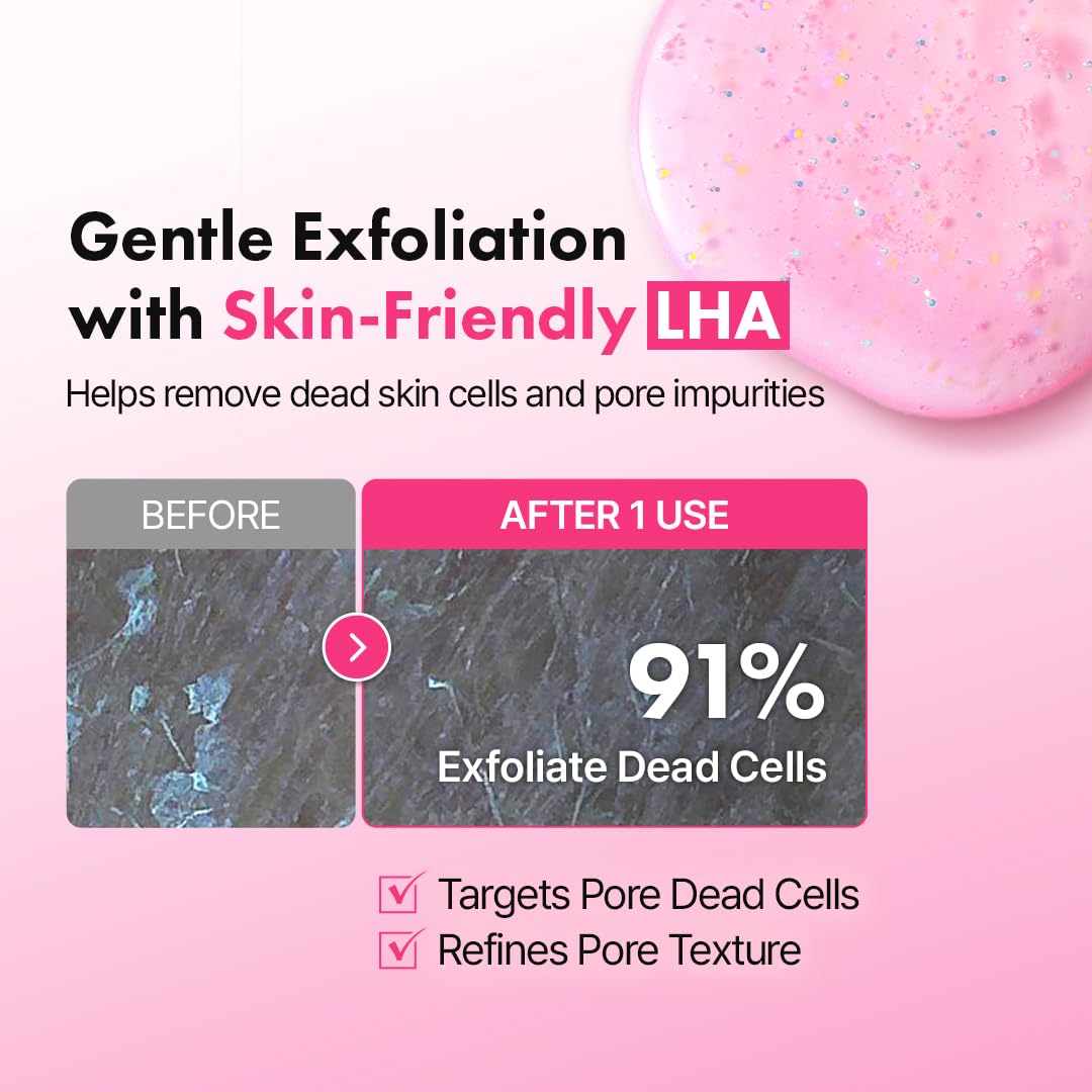 Hanskin gel converted to foam in hand for gentle effective cleansing