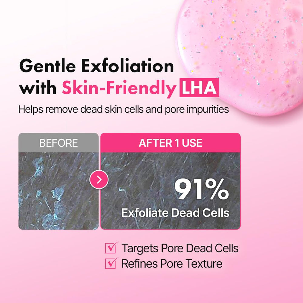 Hanskin gel converted to foam in hand for gentle effective cleansing
