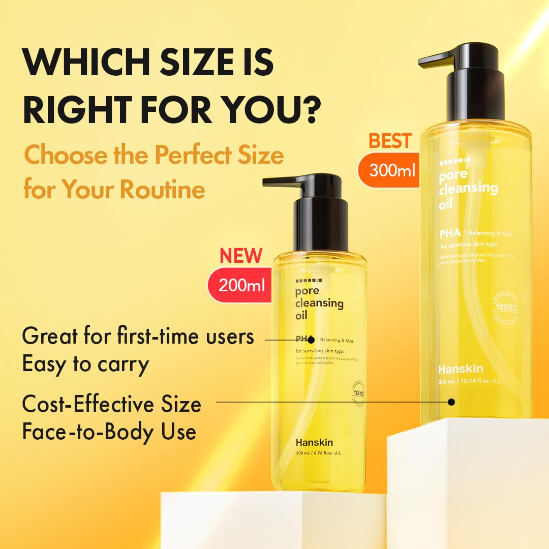 Hanskin gel-to-oil texture close-up demonstrating smooth spreadability and removal power