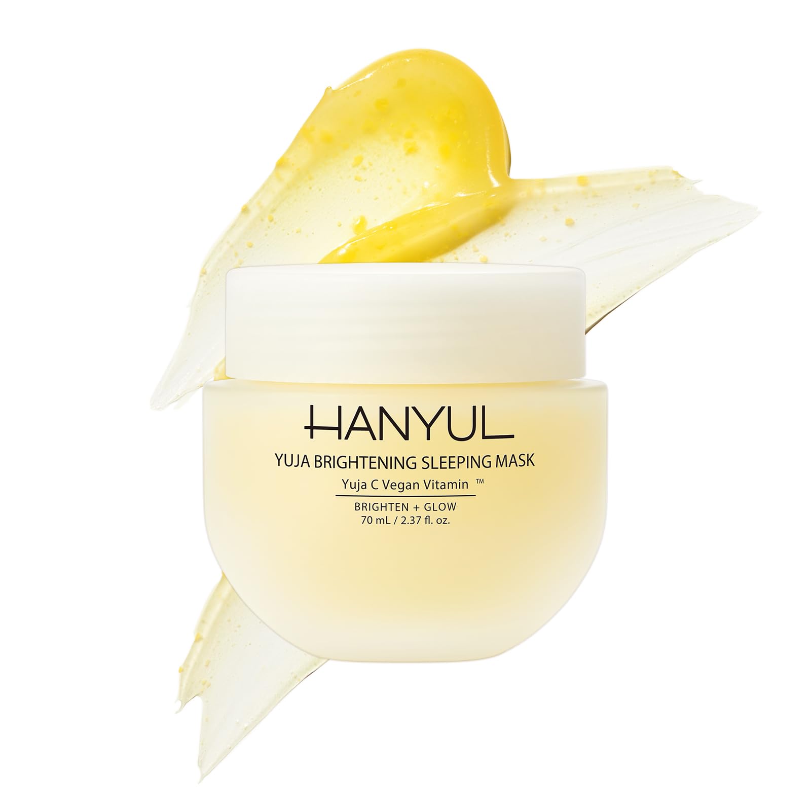 Hanyul jar front view showing product and brightening benefits