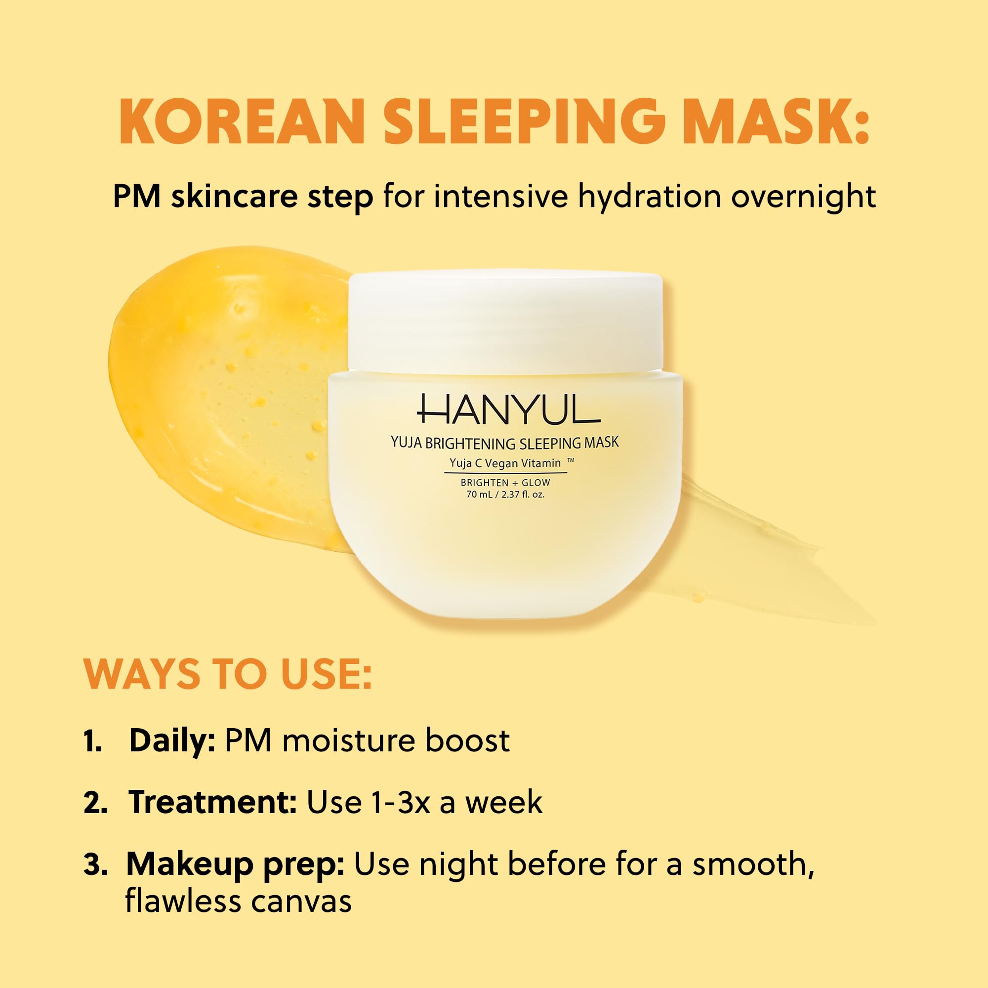 Hanyul on bathroom shelf in lifestyle setting for nightly routine