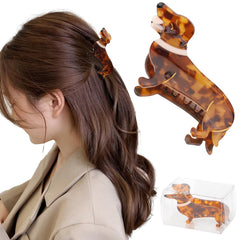 Hapdoo front packaging showing boxed dachshund clips and gift readiness
