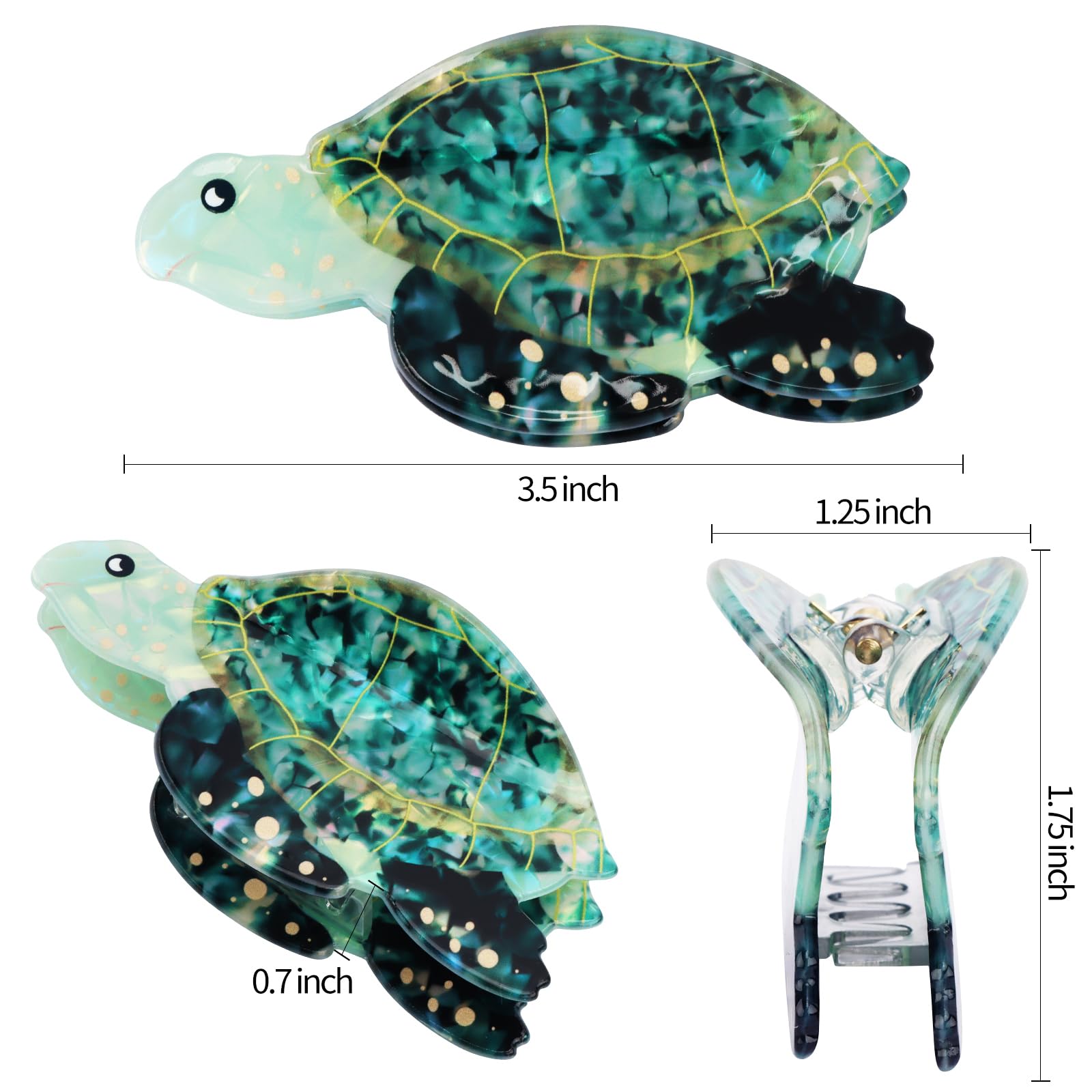 Hapdoo sea turtle side profile showing clip curvature and comfortable fit