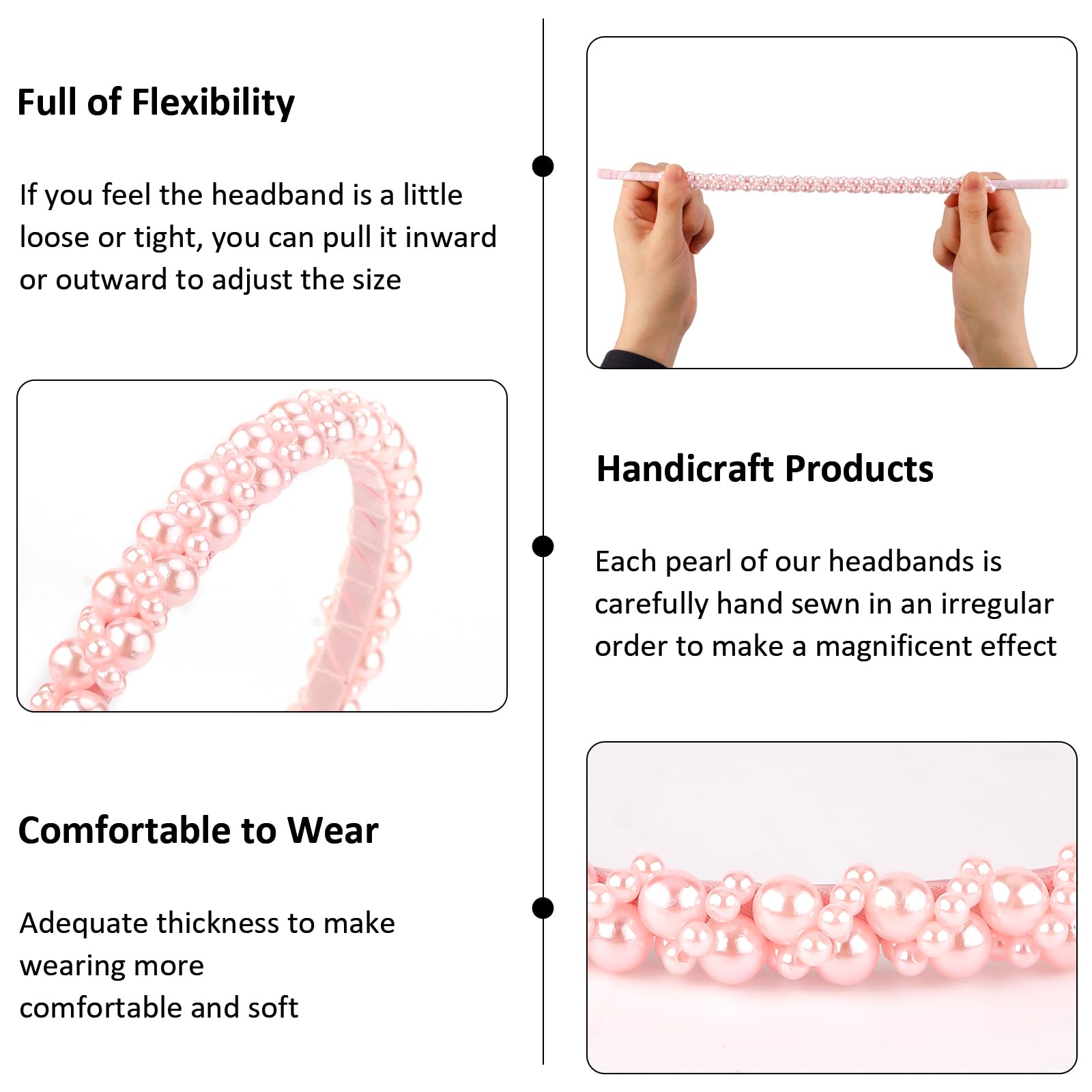 Hapdoo headband held in hand for size comparison, shows lightweight scale