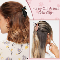 Hapdoo clip holding a neat ponytail for quick everyday styling