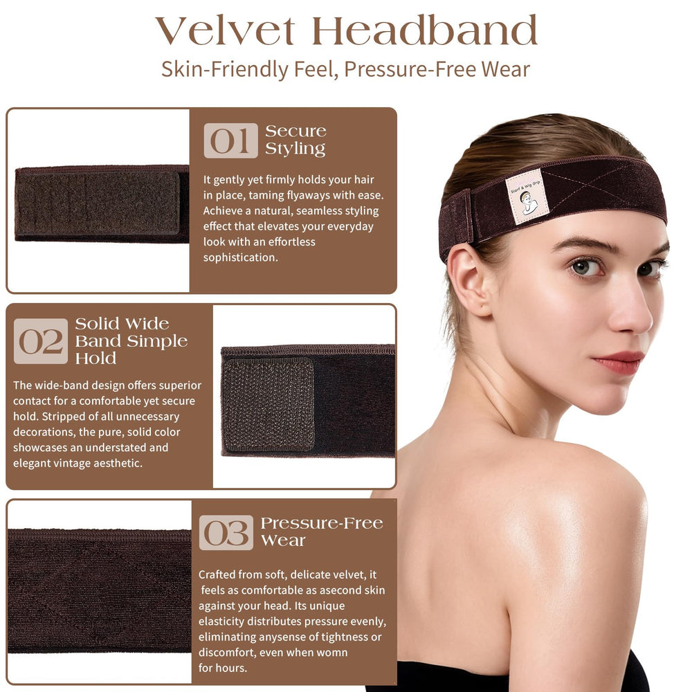 HappClan cap and band laid flat demonstrating included pieces and slim profile