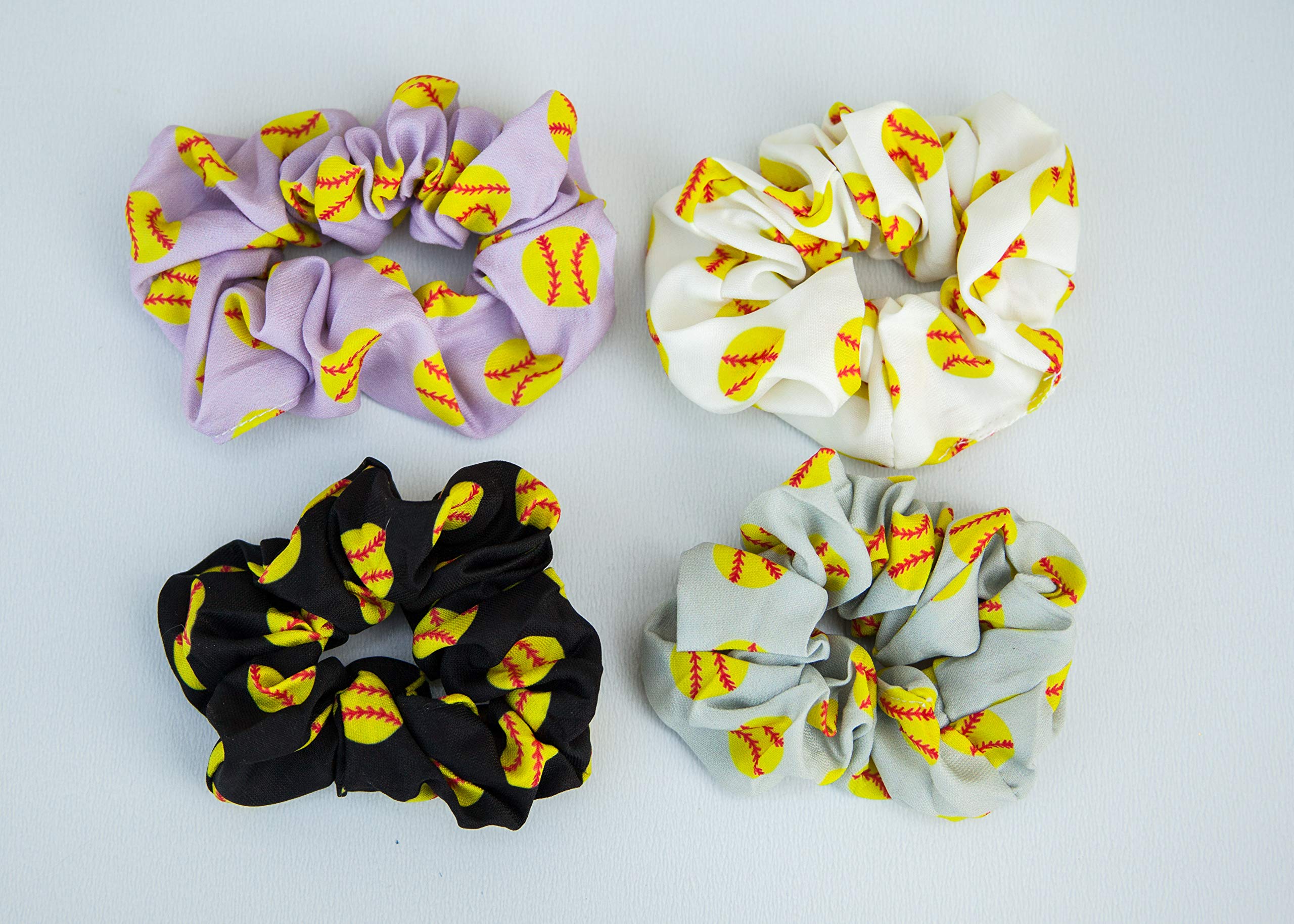 Happie Hare scrunchie securing a high ponytail, demonstrating secure hold without dents