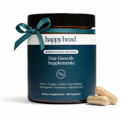 Happy Head front packaging showing product and benefits