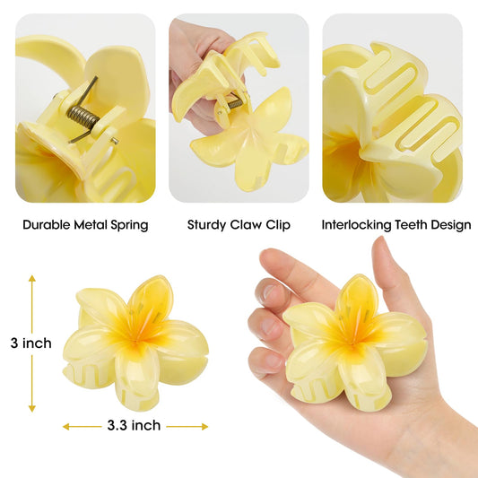 HAPTIME close-up of plumeria petal detail highlighting vibrant finish and texture