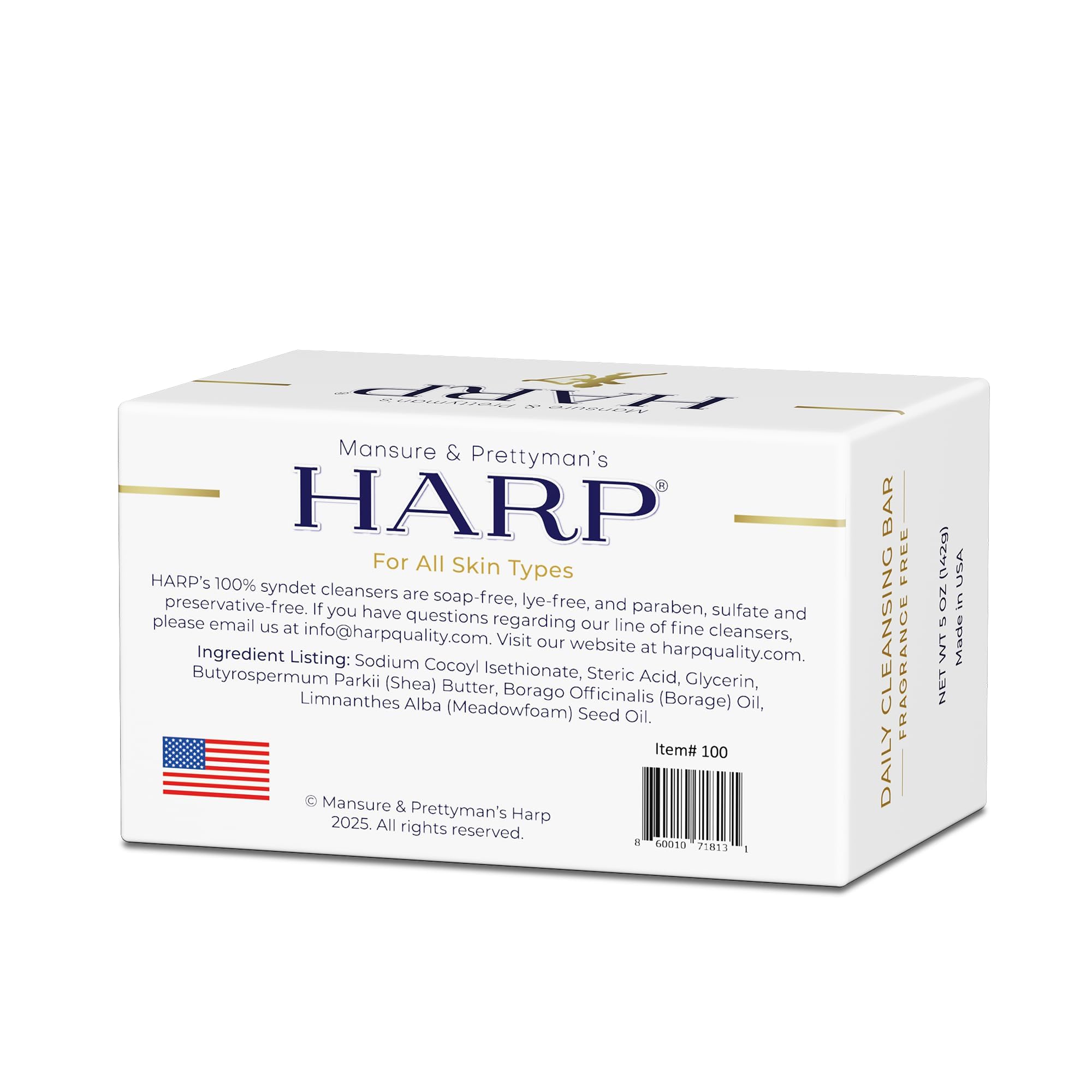 Mansure & Prettyman's HARP two bars stacked showing solid, travel-ready thickness