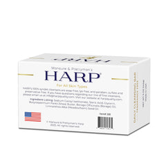 Mansure & Prettyman's HARP two bars stacked showing solid, travel-ready thickness