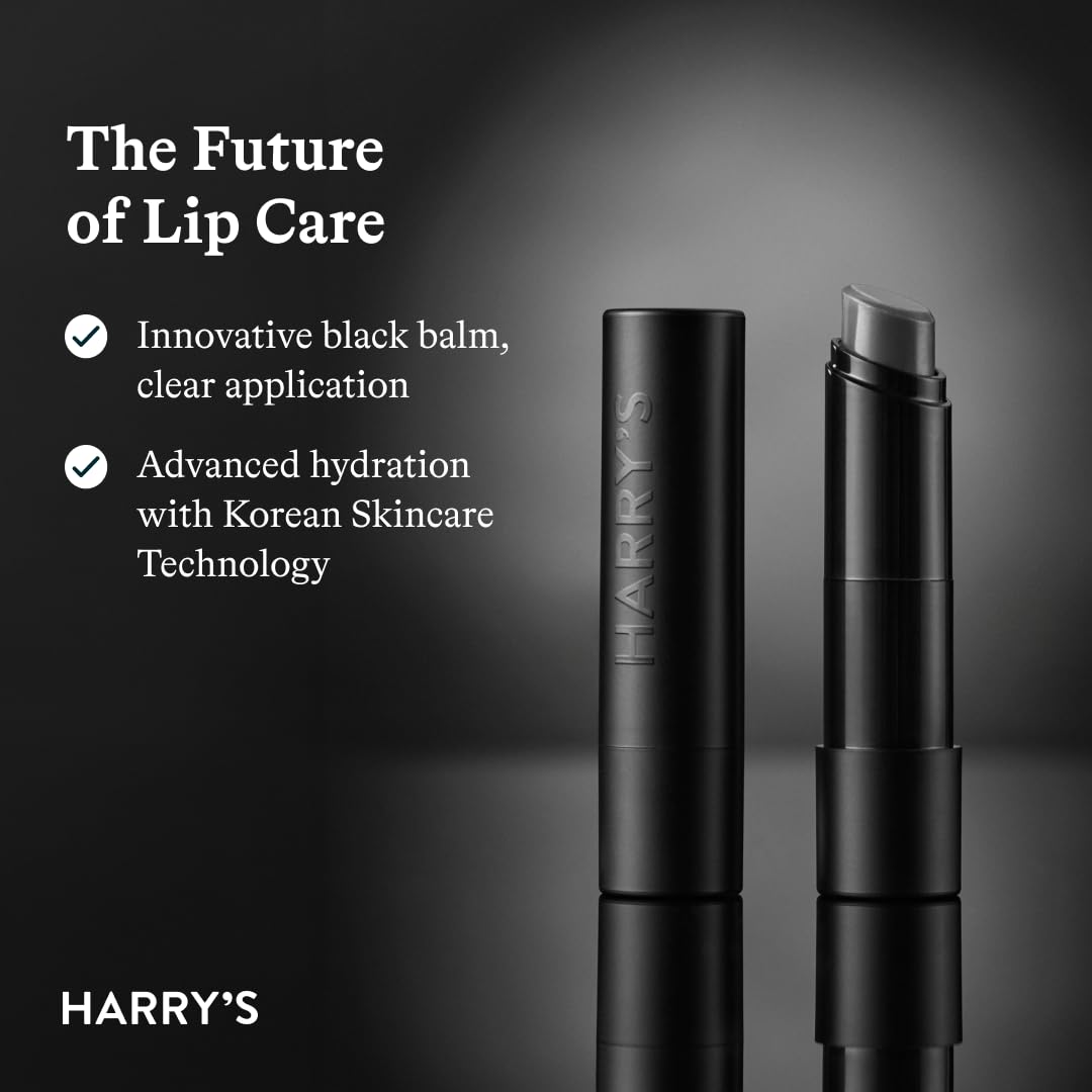 Harry's lip balm beside keys illustrating compact size for pocket convenience