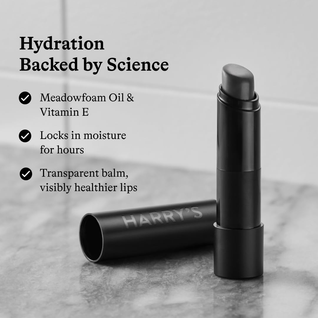 Harry's tube label closeup showing branding and ingredient clarity