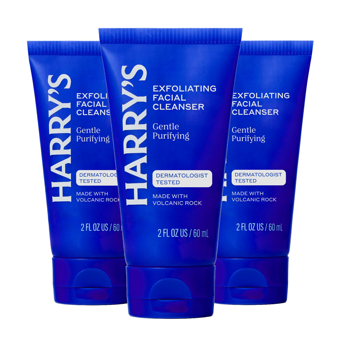 Harry's front tube view showing travel size and packaging benefit