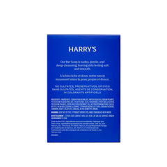 Harry's bar soap producing creamy lather for a luxurious clean