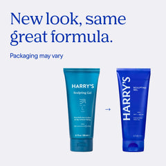 Man with slick-back style made with Harry's gel showing long-lasting hold benefit