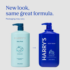 Harry's close-up pump detail highlighting convenient one-handed use benefit