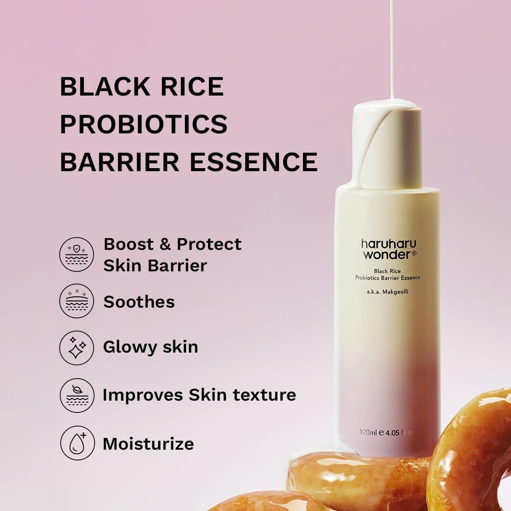 HARUHARU milky essence texture on fingertip for fast hydration benefit