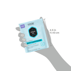 HASK label close-up listing key ingredients and free-from claims