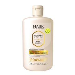 HASK front bottle showing product packaging and clear brand benefit