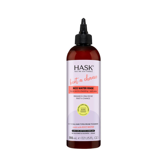 HASK front bottle showing Knot A Chance label and easy-pour top, promotes clear product ID