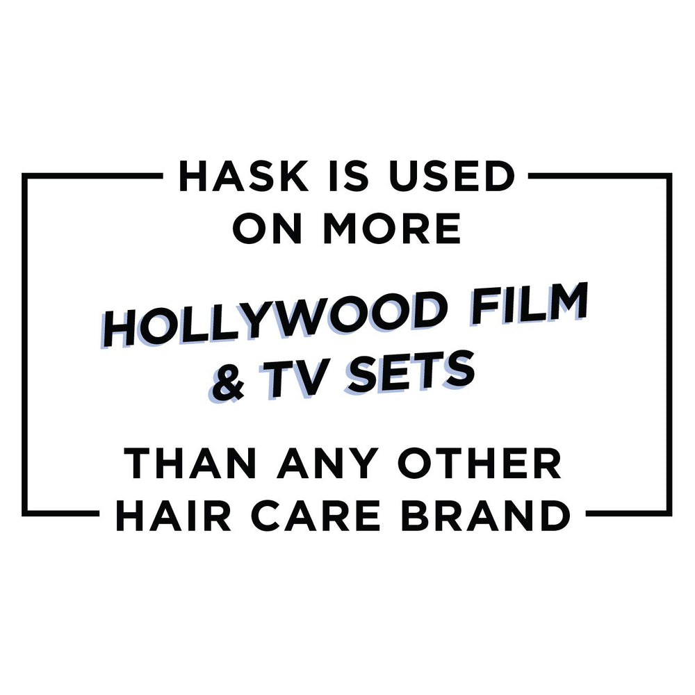HASK keratin oil used on dry hair showing glossy, non-greasy finish benefit