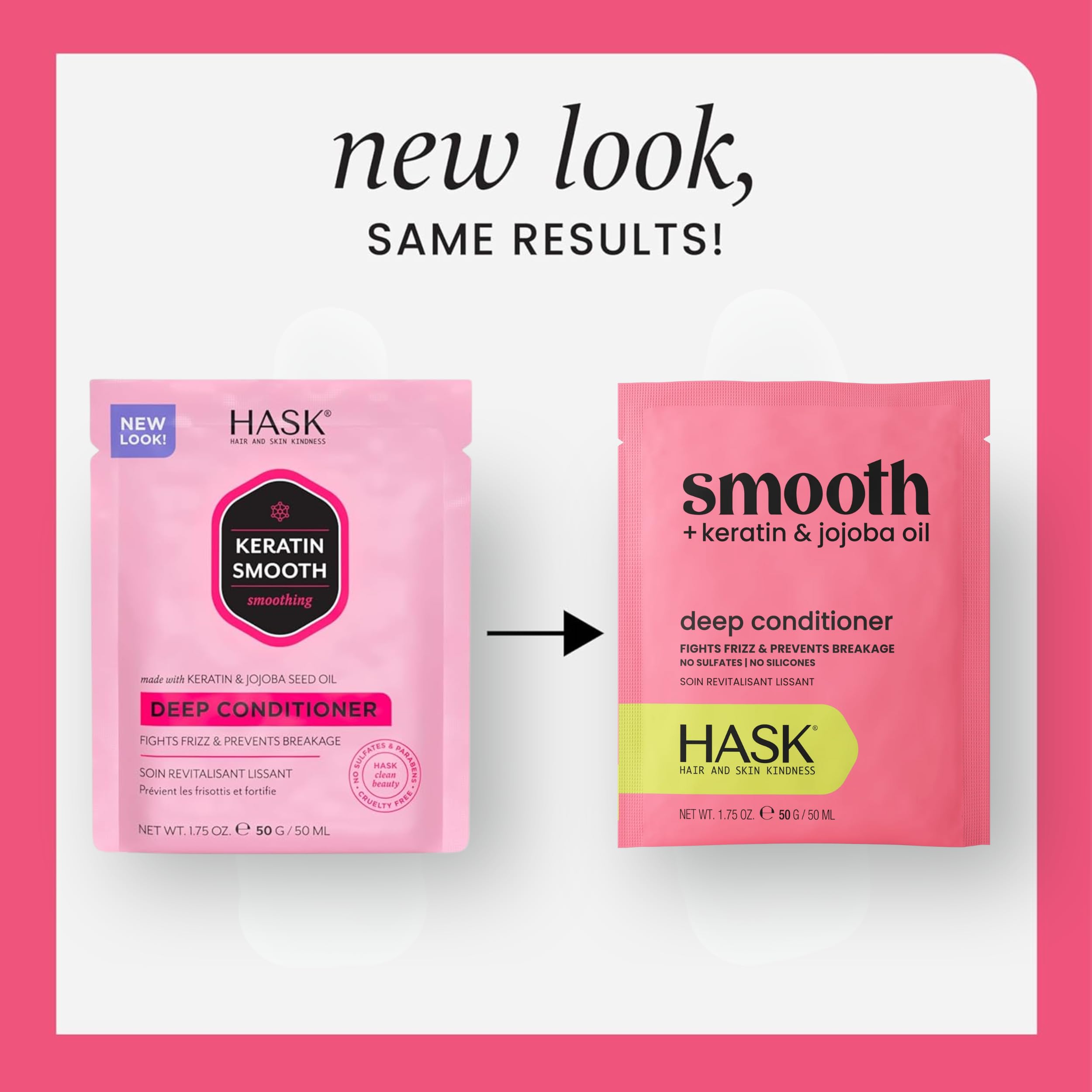 HASK keratin open tube showing creamy texture for deep repair