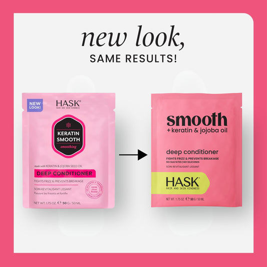 HASK keratin open tube showing creamy texture for deep repair