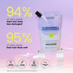 HASK shea butter and banana ingredient visual highlighting nourishment