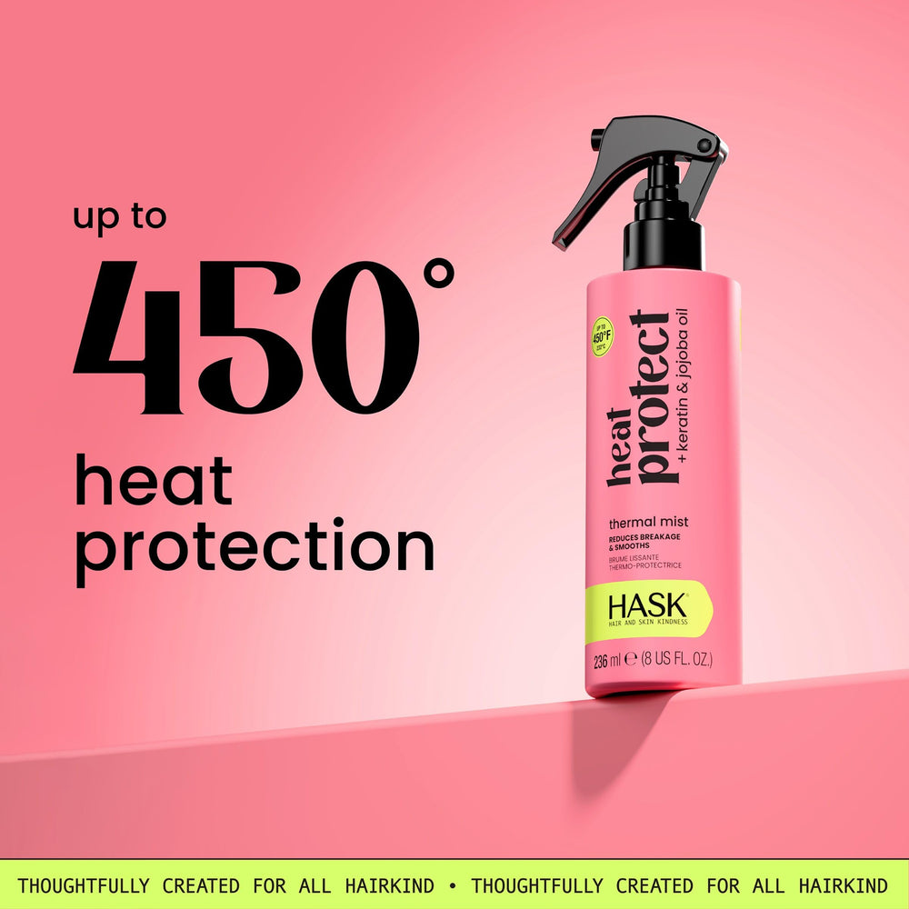 HASK ultra-fine mist cloud illustrating lightweight texture and frizz control