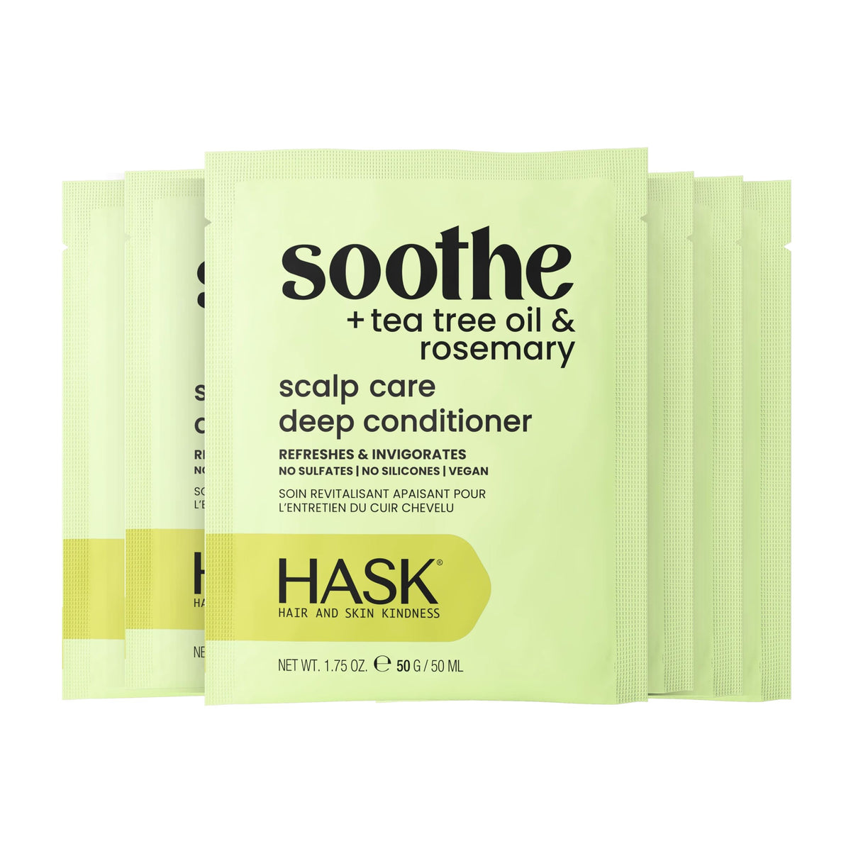 HASK front packaging showing product name and pack details, clear benefits