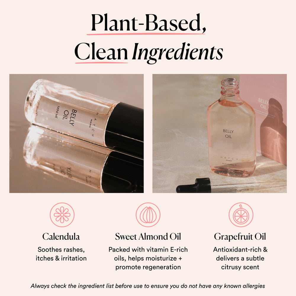 HATCH bottle label detail highlighting plant-based ingredients and clean formula