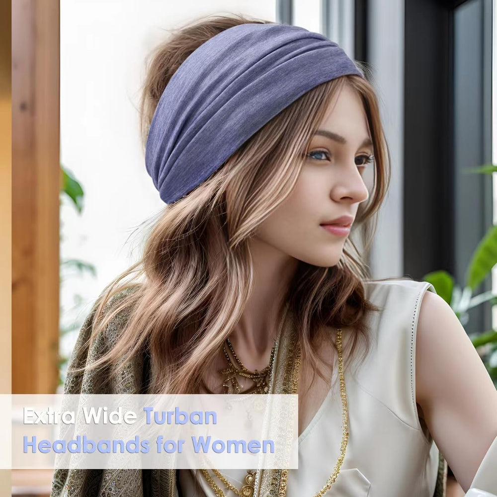 HAUHC modeled front knot on woman keeping hair back stylishly, secure hold benefit