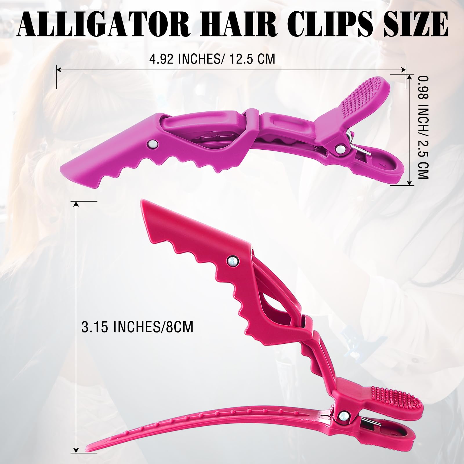 Havawish clip close-up of textured jaw and metal spring for secure hold