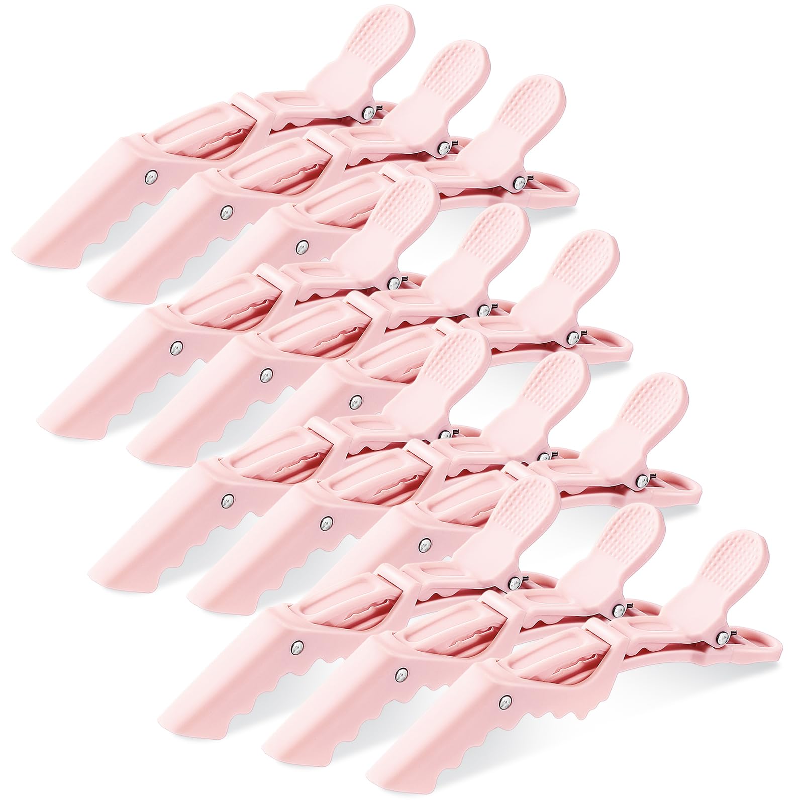 Havawish front view of 12 blush clips showing set and benefit of organized styling