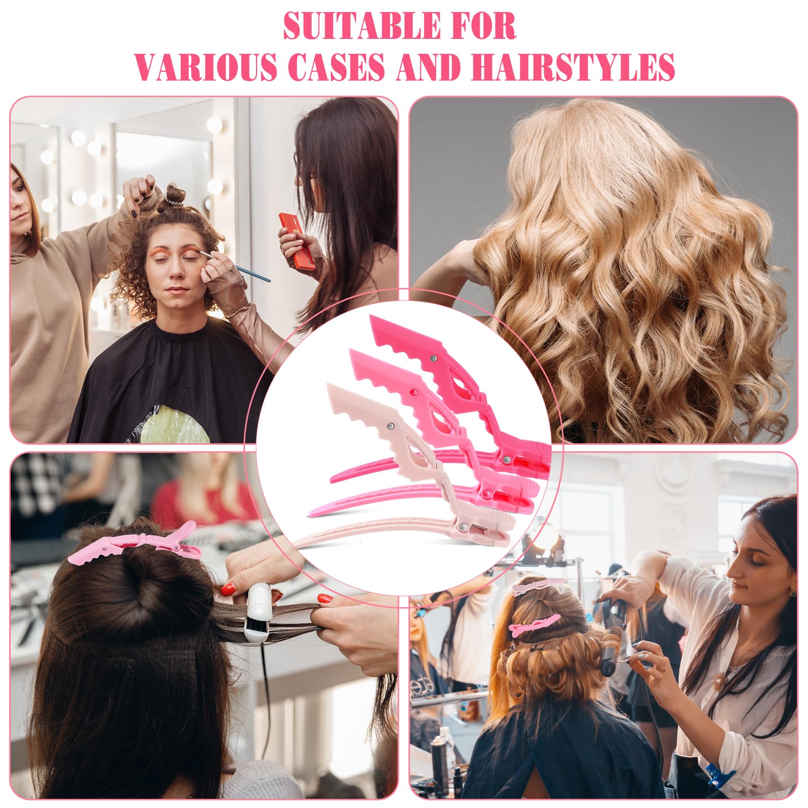 Havawish clips on salon counter with tools showing professional convenience