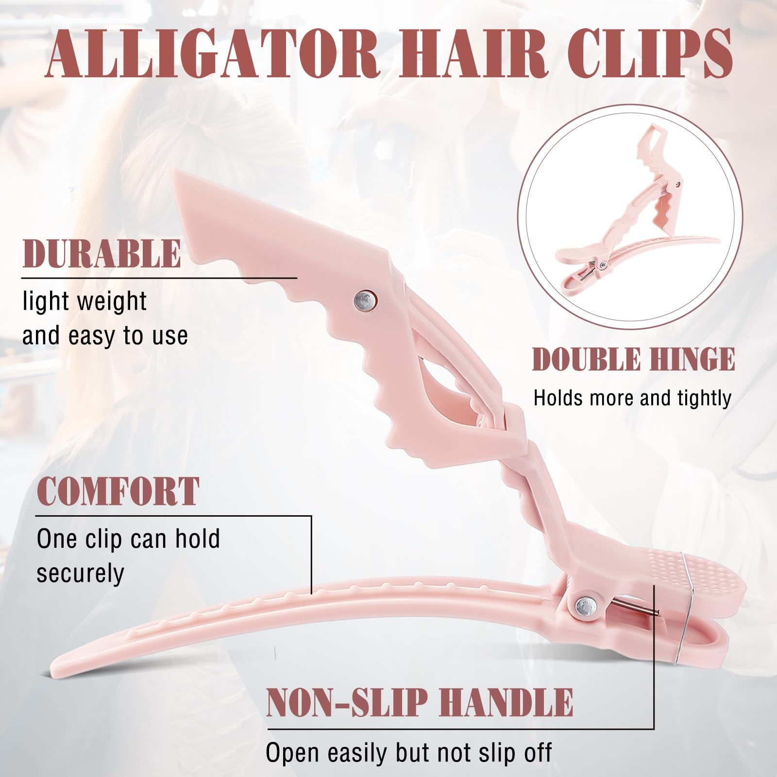 Havawish clip held in hand to show scale and easy one-handed placement benefit