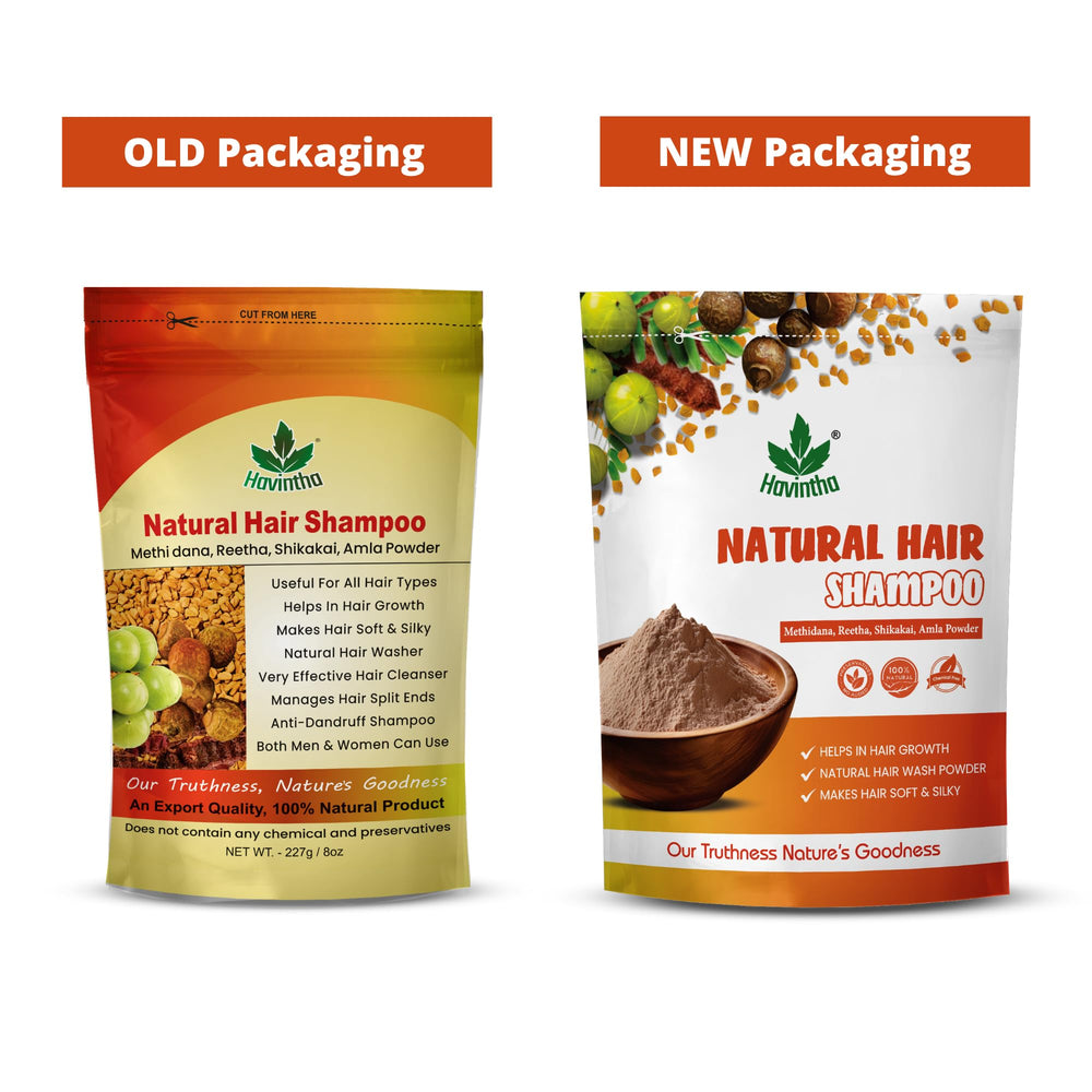 Havintha powder texture close-up highlighting fine herbal grind and purity