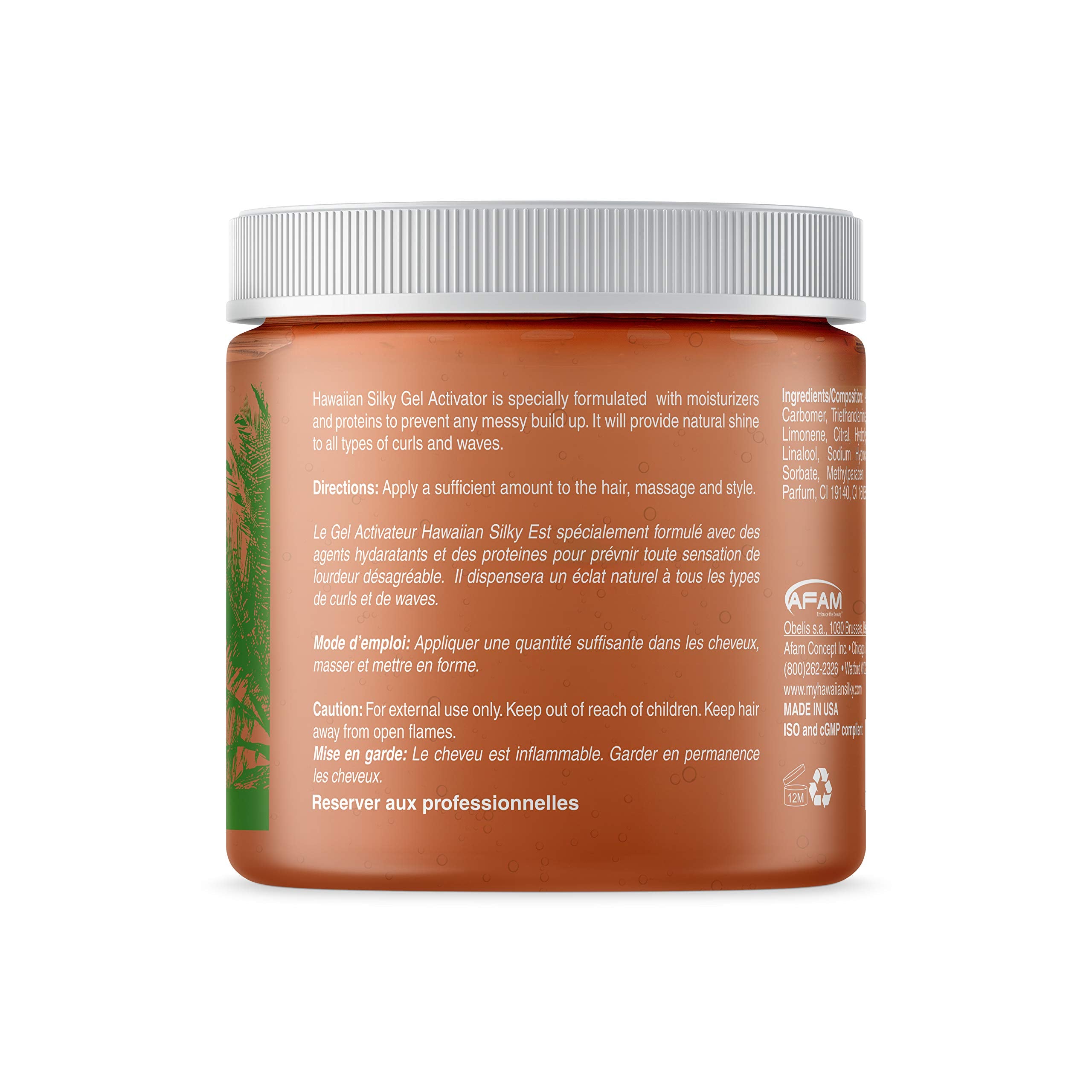 Hawaiian Silky gel texture close-up demonstrating smooth moisturizing consistency