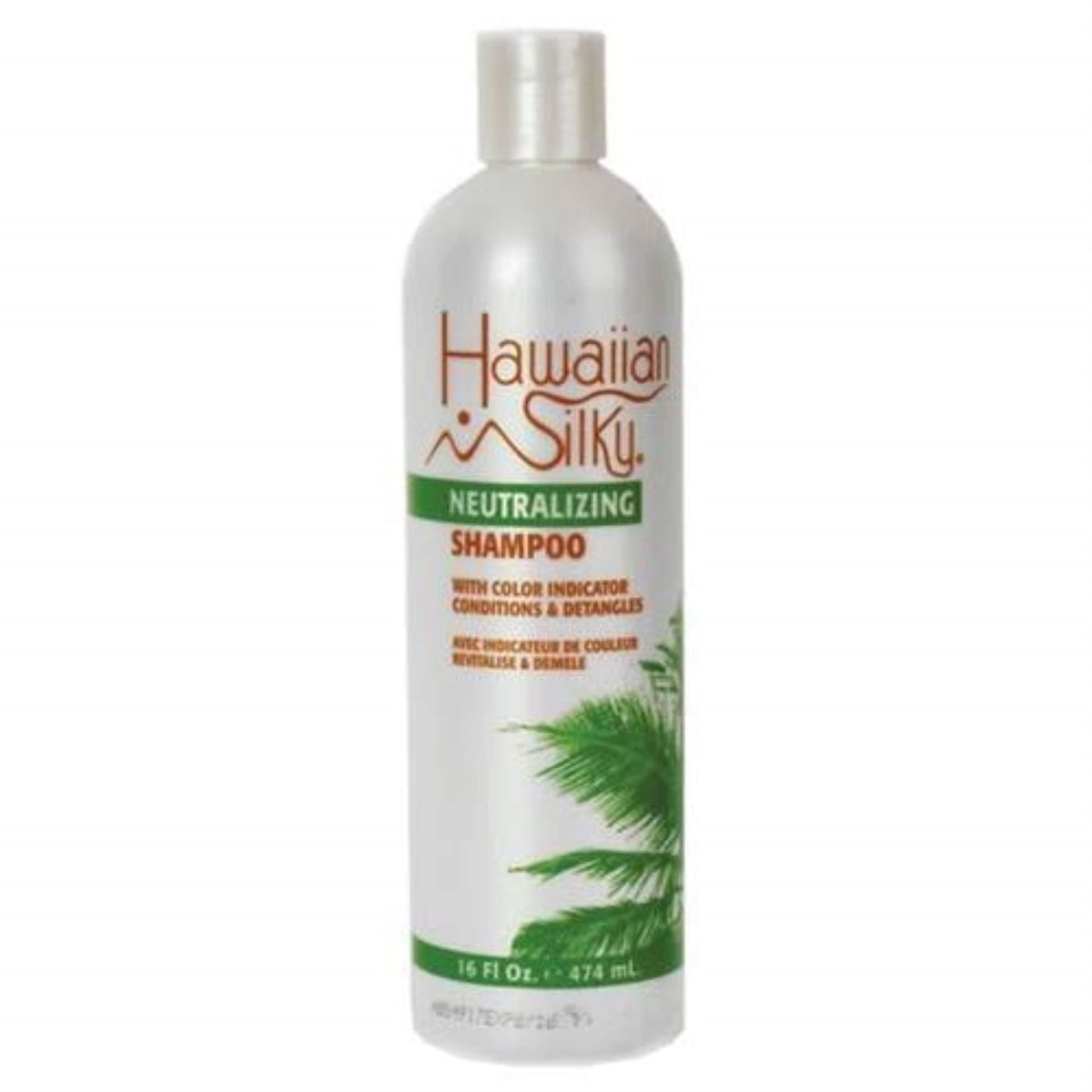 Hawaiian Silky front bottle showing label and 8 fl oz size for easy identification