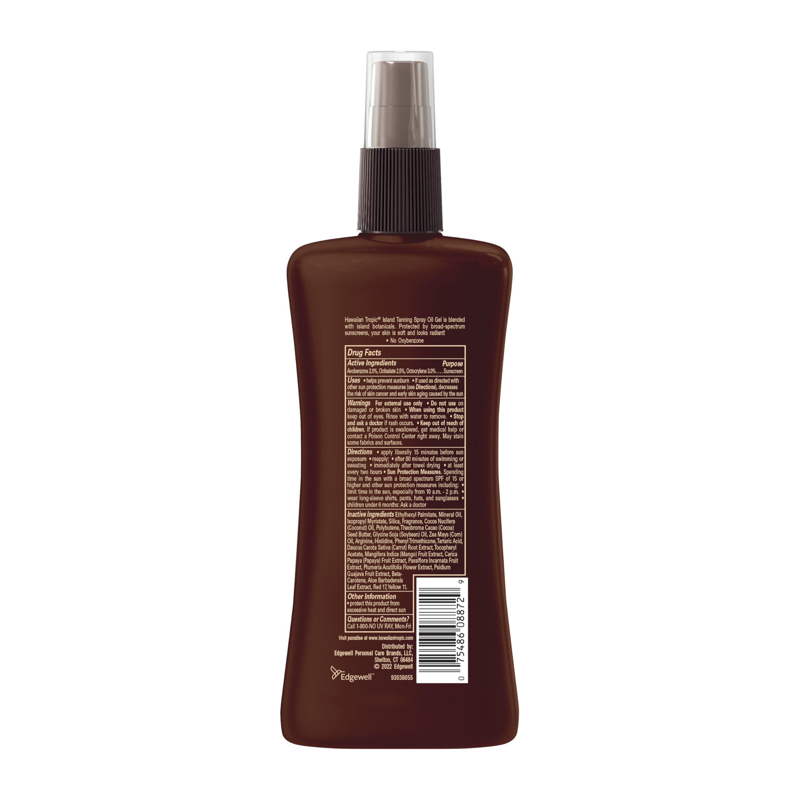 Hawaiian Tropic paired with after-sun lotion showing extended hydration benefit