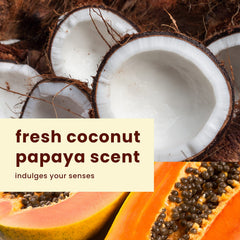 Hawaiian Tropic back label close-up showing ingredients and usage directions for clarity