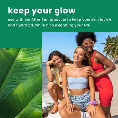 Hawaiian Tropic ingredient label detail highlighting aloe vera and antioxidants