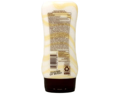 Hawaiian Tropic open cap dispensing lotion with lightweight texture and quick absorption