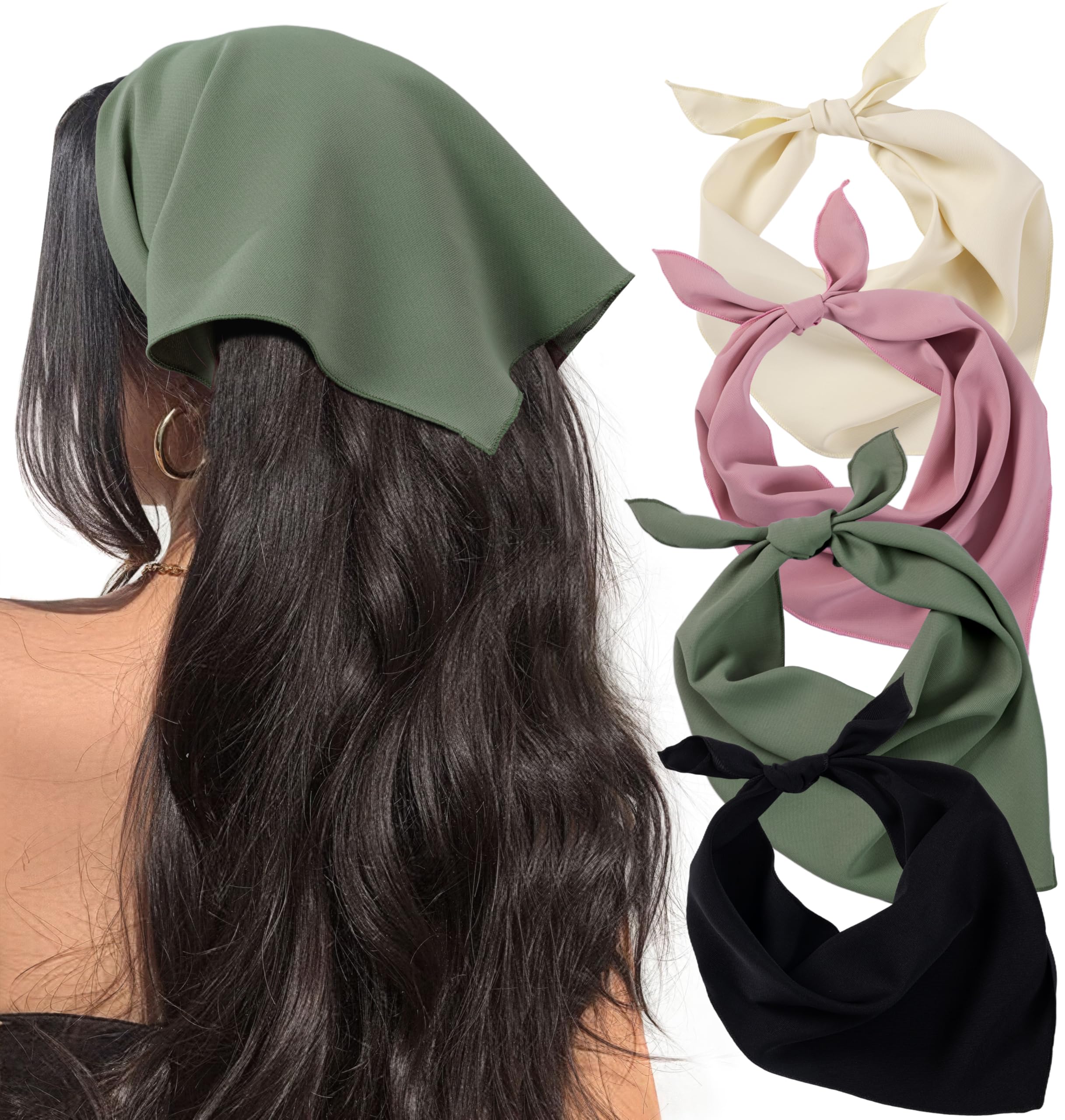 HBselect bandana front view showing clean solid color and retro look