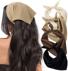 HBselect front view packaged bandanas showing colors and neat fold, easy gifting